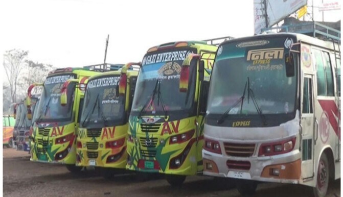 অবরোধ তুলে নিল ঝালকাঠি বাস মালিক সমিতি