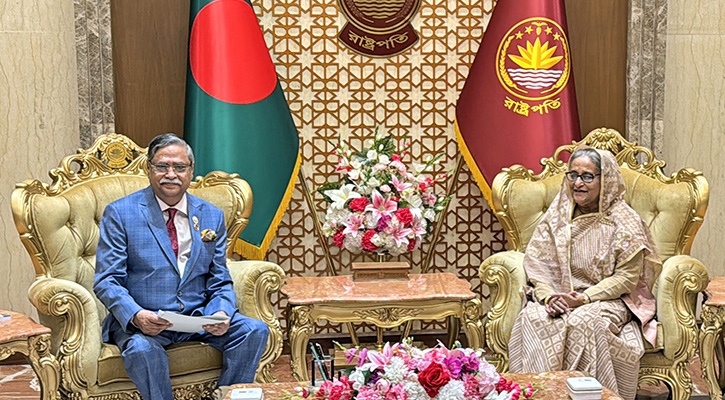 শেখ হাসিনাকে প্রধানমন্ত্রী নিয়োগের সিদ্ধান্ত রাষ্ট্রপতির