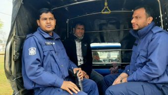 বরগুনায় মডেল মসজিদ নির্মাণে দিলীপ সরকারের বাধা
