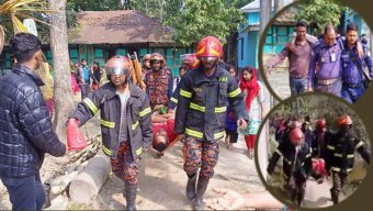 বরিশালে ‘ককটেল’ উদ্ধারের সময় বিস্ফোরণ: দুই পুলিশসহ আহত ৩
