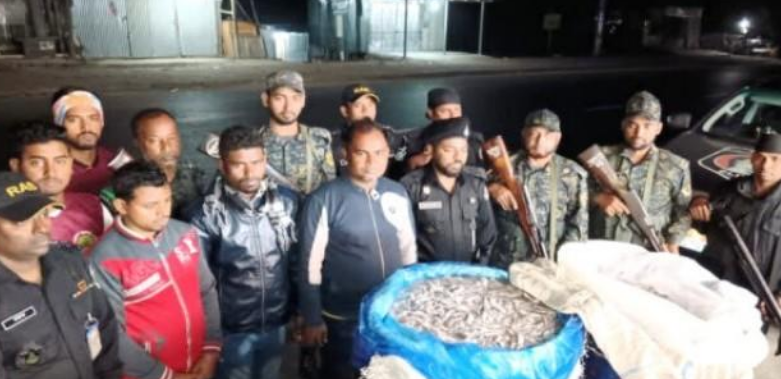 ৬০০ কেজি জাটকাসহ আটক ২