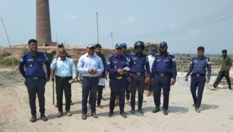 ১২ টি ইট ভাটা বন্ধ ১০ লাখ ৫ হাজার জরিমানা