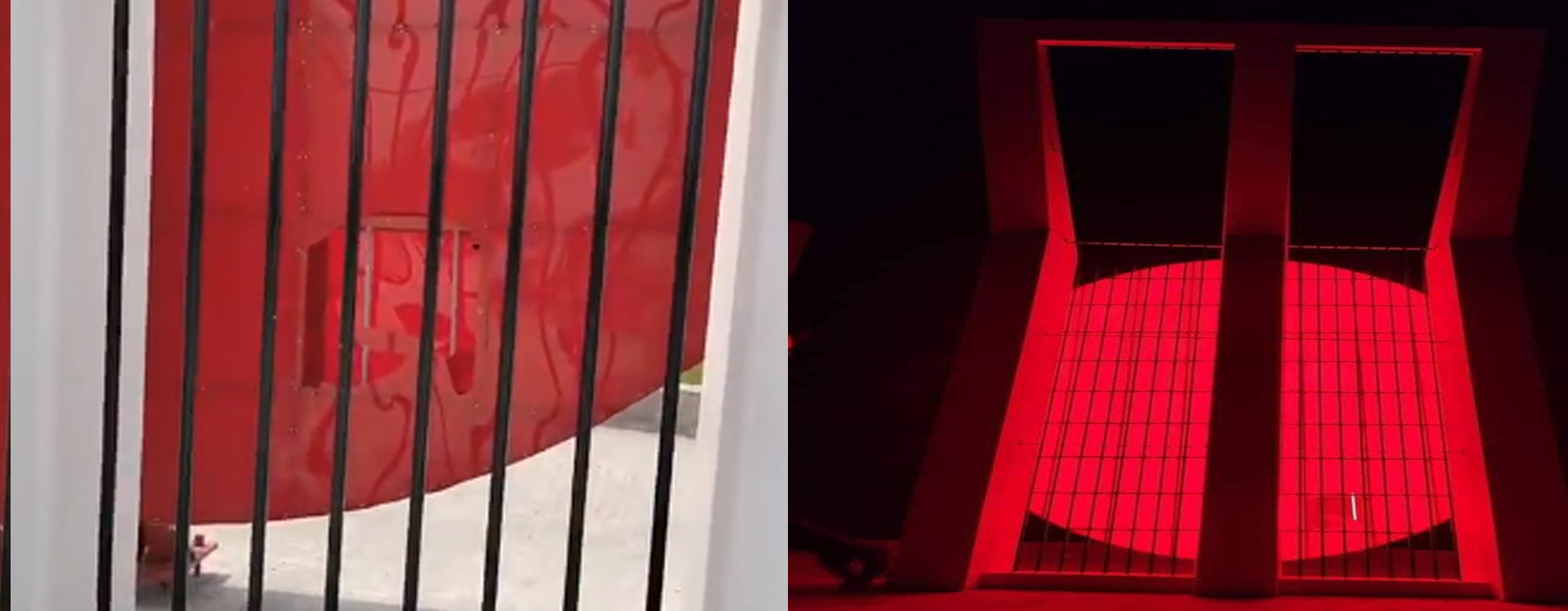 পটুয়াখালী কেন্দ্রীয় শহিদ মিনারের লাল বৃত্তের একাংশ ভেঙ্গে ফেলেছে দুর্বৃত্তরা