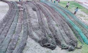 বরিশালে কোটি টাকার অবৈধ জাল জব্দ