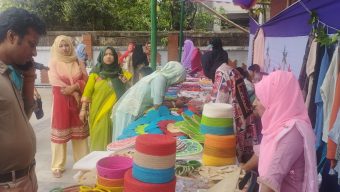 বরিশালে চলছে দুদিন ব্যপি দেশীয় পণ্যের মেলা