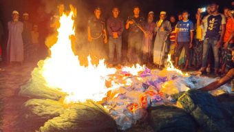 বরিশালে কোটি টাকার অবৈধ জাল জব্দ