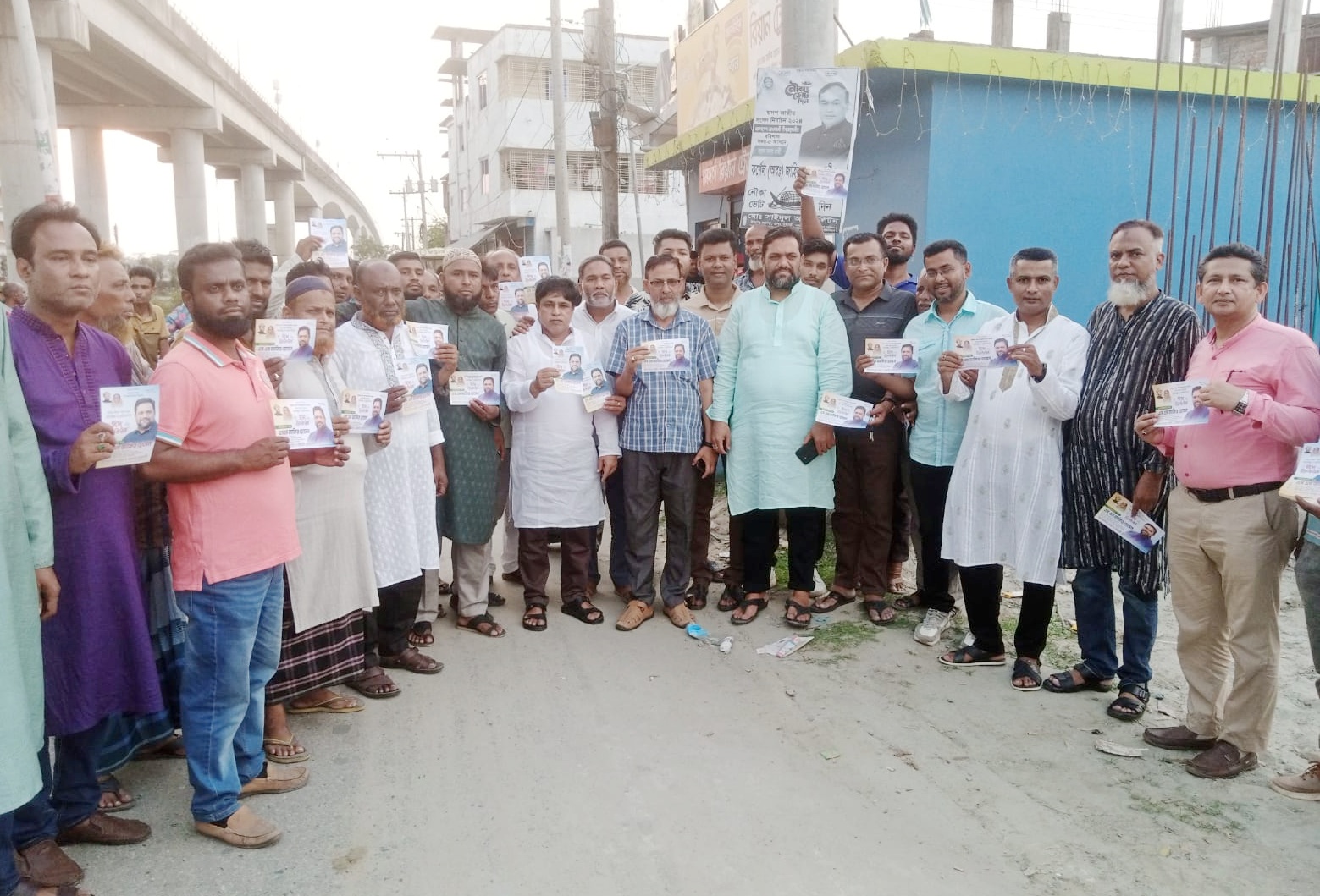 চরকাউয়া ইউনিয়নের উপজেলা চেয়ারম্যান প্রার্থী এসএম জাকিরের গণসংযোগ