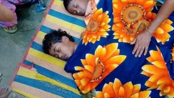 নাগেশ্বরীতে নানার বাসায় বেড়াতে এসে পুকুরে গোসল করতে গিয়ে প্রাণ গেল দুই শিশুর