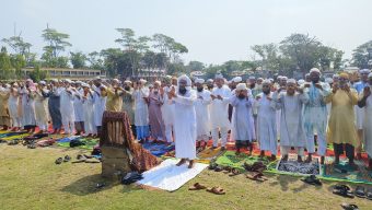 বৃষ্টির জন্য বিশেষ নামজ  আদায়
