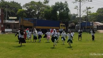 বোরহানউ‌দ্দি‌নে ম‌্যারাথন দৌড় প্রতি‌যোগীতা অনু‌ষ্ঠিত