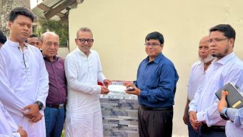 পটুয়াখলী কালেক্টরেট স্কুল এন্ড কলেজের কলেজের নতুন ভবনের ভিত্তিপ্রস্তর স্থাপন