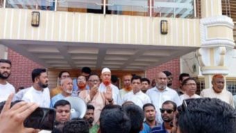 প্রার্থী আকতার হোসেনের নির্বাচনি পথসভায় জনতার ঢল