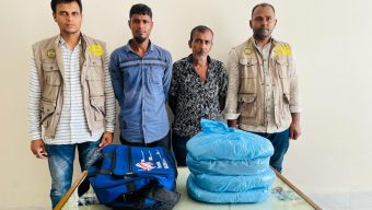 গাঁজা সহ ২ মাদক ব্যবসায়ী আটক