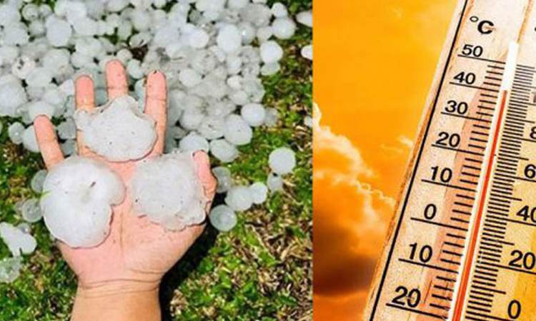 বিক্ষিপ্তভাবে হতে পারে শিলাবৃষ্টি