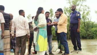 তালতলীতে অবৈধভাবে বালু উত্তোলন করায় ৬০ হাজার টাকা জরিমানা