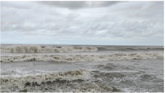 ঘূর্ণিঝড় রেমালের প্রভাব, উত্তাল সাগর