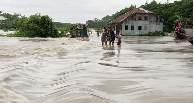 ঘূর্ণিঝড় রেমাল : রাঙ্গাবালীতে ১০ গ্রামসহ নিম্নাঞ্চল প্লাবিত