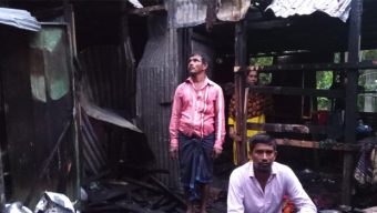 বোরহানউদ্দিনে বসতবাড়ি পুড়ে ছাই