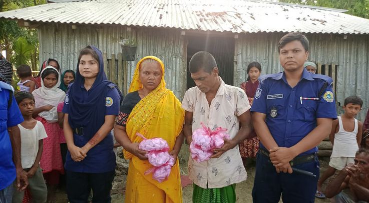 পটুয়াখালীতে গাঁজাসহ মা-ছেলে গ্রেপ্তার