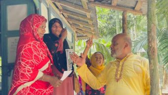 ফরাজগঞ্জ ইউনিয়নে শালিক পাখির বিজয় সুনিশ্চিতে ভোটারদের মনজয়ে ব্যতিক্রমী গনসংযোগ