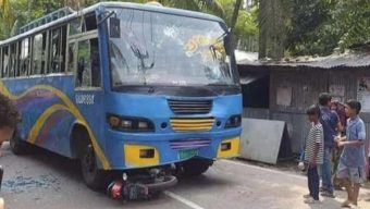 পিরোজপুর-বরিশাল আঞ্চলিক মহাসড়কে বাস দুর্ঘটনা, আহত ৭