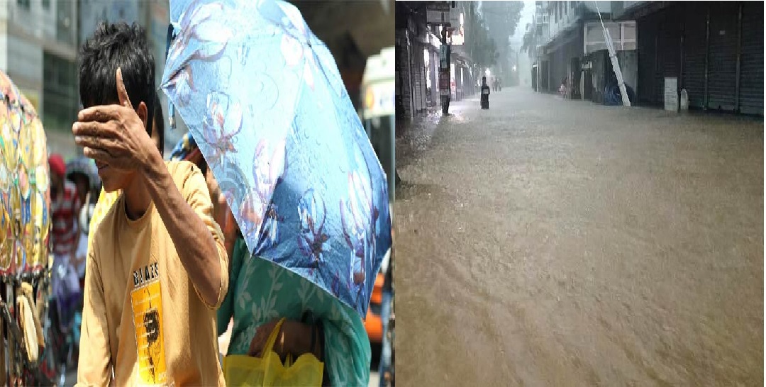 বরিশালে বইছে তাপপ্রবাহ, সিলেটে ভারী বৃষ্টি