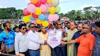 বোরহানউদ্দিনে আলী আজম মুকুল গোল্ডকাপ ফুটবল টুর্নামেন্ট – ২০২৪ এর উদ্বোধন