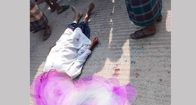 বোরহানউদ্দিনে এ্যাম্বুলেন্সের ধাক্কায় এক বৃদ্ধ নিহত