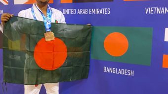 জুজুৎসু ওয়ার্ল্ড চ্যাম্পিয়নশিপে তাম্র পদক জিতেছেন কুড়িগ্রামের সুমন
