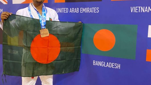 জুজুৎসু ওয়ার্ল্ড চ্যাম্পিয়নশিপে তাম্র পদক জিতেছেন কুড়িগ্রামের সুমন
