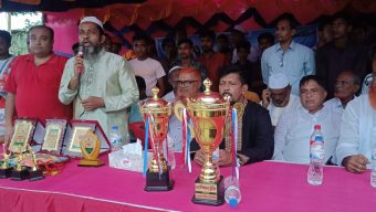 ভোলার বোরহানউদ্দিনে ফুটবল টুর্নামেন্টের ফাইনাল খেলা অনুষ্ঠিত