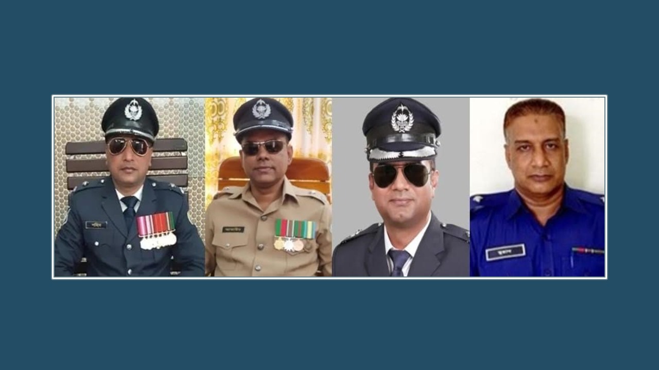 ঝালকাঠির চার থানার ওসিকে বদলি