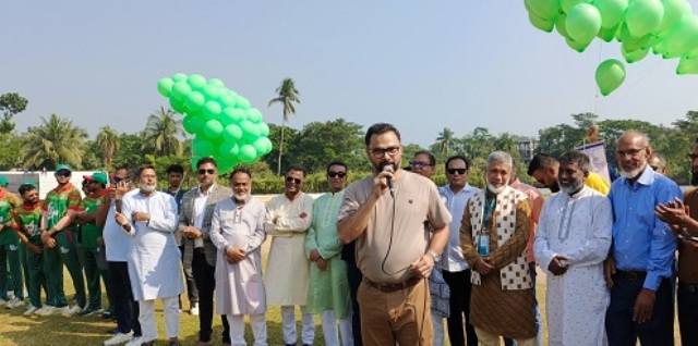 পিরোজপুরে জিয়া টি-টোয়েন্টি ক্রিকেট টুর্নামেন্ট উদ্বোধন