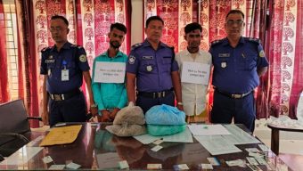 আমতলীতে দুই কেজি গাঁজা ও ইয়াবাসহ ২ জন আটক