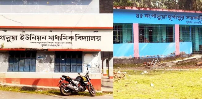 রাজাপুরে ইউএনও গিয়ে দেখলেন স্কুল দুটিতে ঝুলছে তালা