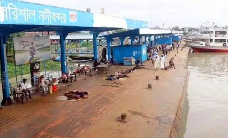 বরিশাল নৌ-বন্দর থেকে ঘাট ইজারার শিডিউল ছিনতাই