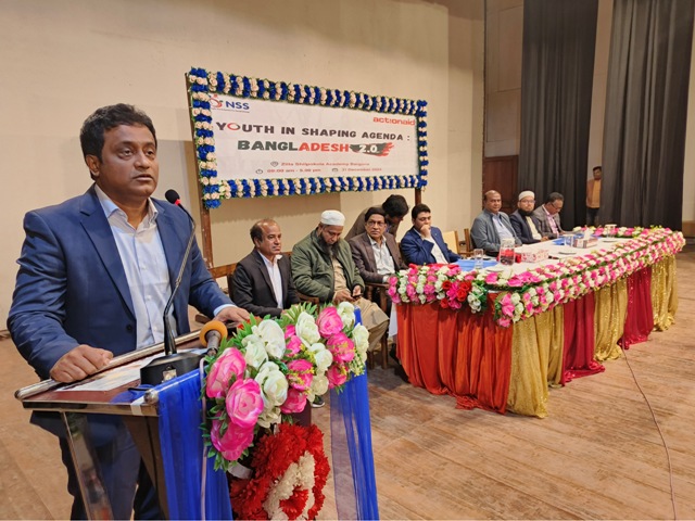 বরগুনায় এনএসএস ও এ্যাকশন এইডের তারুন্যের ভাবনা শীর্ষক যুব সমাবেশ