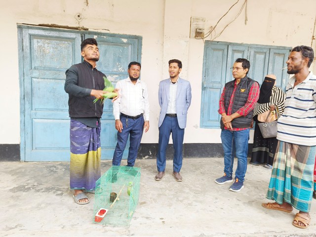 আমতলীতে বিক্রিকালে প্রশাসনের হস্তক্ষেতে দুই টিয়াপাখী ও ৪টি সাপ বনে অবমুক্ত