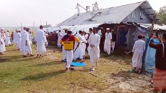 মঠবাড়িয়ায় মাদ্রাসার ছাত্রদের দিয়ে জমি দখল চেষ্টার অভিযোগ