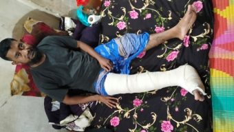 কলাপাড়ায় পৌর কৃষকদল নেতার পা ভেঙে দেওয়ার অভিযোগ, আদালতে মামলা