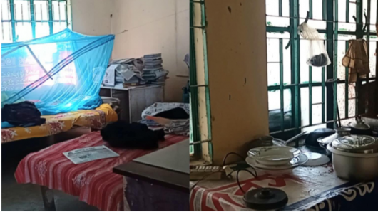 তজুমদ্দিনে শ্রেণিকক্ষ দখল করে থাকছেন শিক্ষক