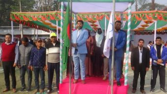 পটুয়াখালীতে গোল্ডকাপ ফুটবল টুর্নামেন্ট বালক এবং বালিকা খেলা উদ্বোধন