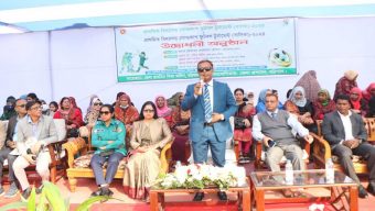 বরিশালে বালক-বালিকা ফুটবল র্টুনামেন্ট উদ্বোধন