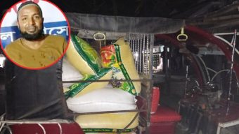 দুমকীতে ওএমএসের চাল পাচারের সময় কৃষক লীগ নেতা আটক