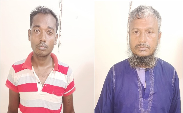 আমতলীতে ডাকাতি ও হত্যা মামলার দুই আসামী গ্রেপ্তার