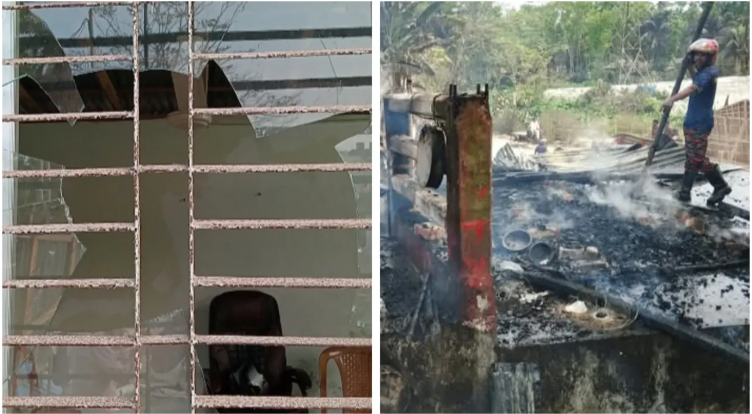 পিরোজপুরে সমন্বয়কের নেতৃত্বে নির্মাণাধীন মডেল মসজিদের সাইটে হামলার অভিযোগ