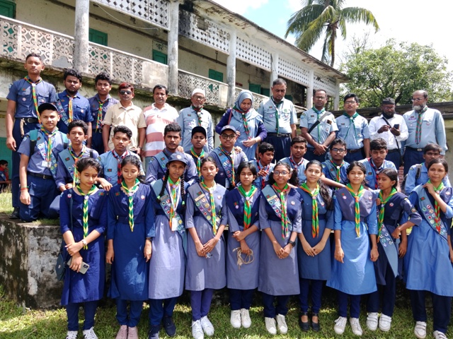 স্কাউট পিএস চুড়ান্ত মূল্যায়নে বরিশাল বিভাগে কলাপাড়া সেরা