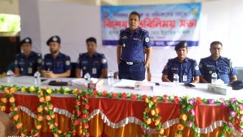 আমতলীতে বরগুনার পুলিশ সুপারের মতবনিময় সভা