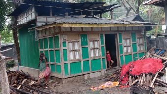 তজুমদ্দিনে দুবৃর্ত্তের দেয়া আগুনে পুড়ে গেছে বসত ঘর