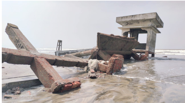 সাগর গর্ভে বিলিন হয়ে যাচ্ছে কুয়াকাটা জাতীয় উদ্যান